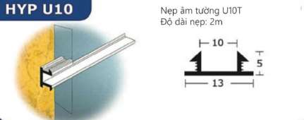 NẸP CHỈ TƯỜNG HYM U10