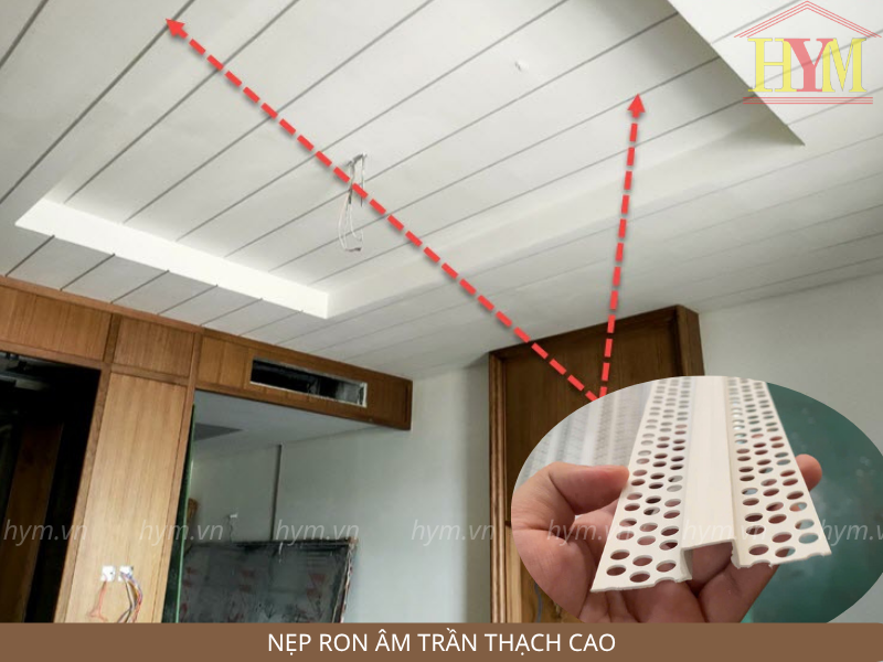 NẸP TÁCH KHE TRẦN THẠCH CAO P-UT12