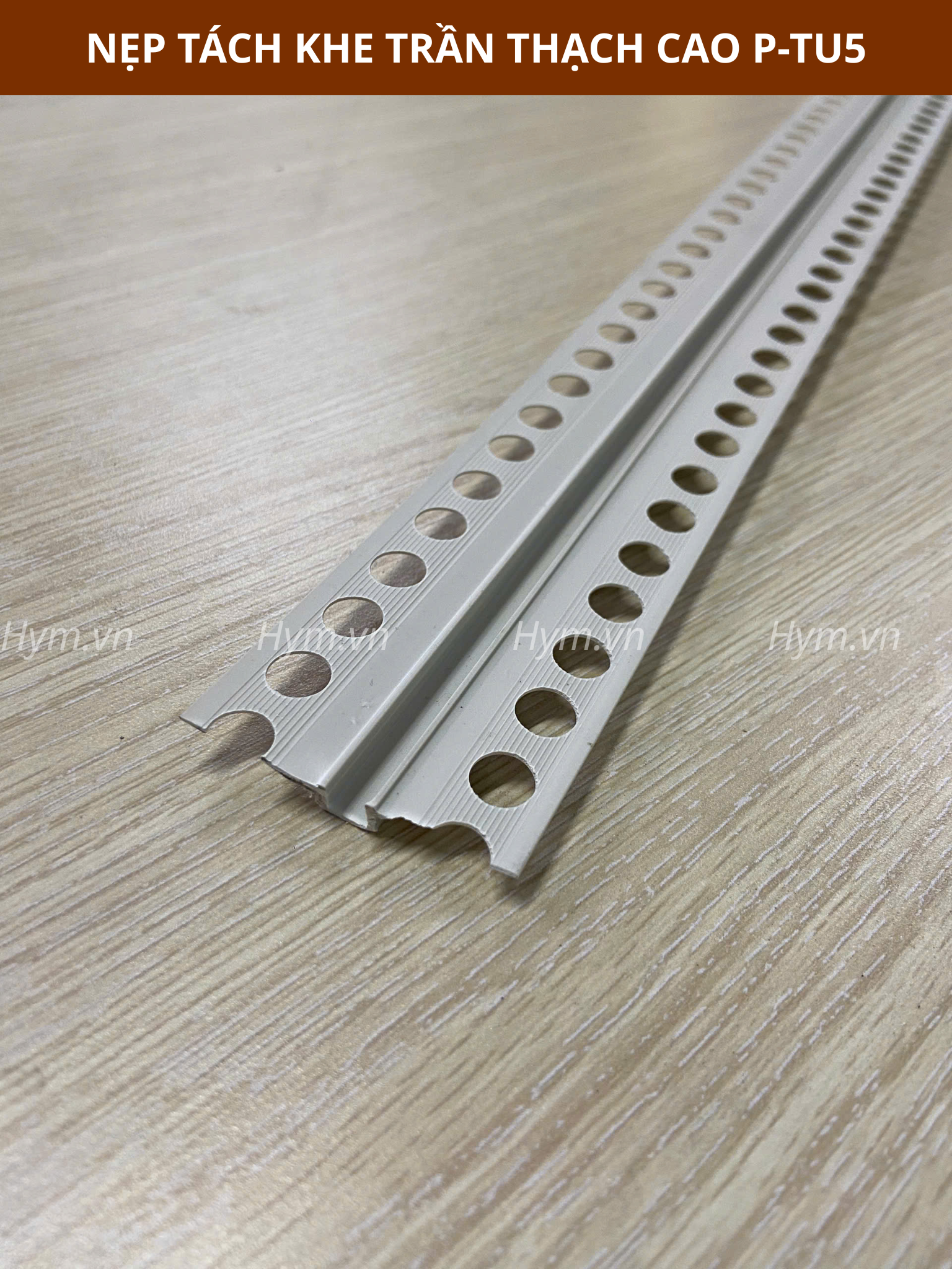 NẸP TÁCH KHE TRẦN THẠCH CAO P-TU5